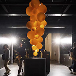 Люстра виноградная гроздь Grape Balls Янтарный цвет варинант исполнения - 3 | Loft Concept в Ижевске