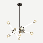 Светодиодная люстра Rovelly Black варинант исполнения - 2 | Loft Concept в Ижевске