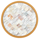 Бра в форме диска с перламутровыми прямоугольниками из морской ракушки Touch of Marine Charm варинант исполнения - 2 | Loft Concept в Ижевске
