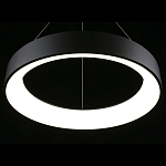 Люстра подвесная светодиодная Black Circle варинант исполнения - 4 | Loft Concept в Ижевске