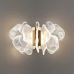 Бра с крупными прозрачными лепестками с рельефной поверхностью Ethereal Bloom варинант исполнения - 4 | Loft Concept в Ижевске