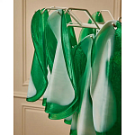 Люстра из стеклянных зеленых лепестков Petalled Illuminator варинант исполнения - 8 | Loft Concept в Ижевске