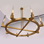 Люстра CANELLE Round Chandelier 8 Modern Brass варинант исполнения - 2 | Loft Concept в Ижевске