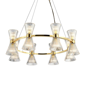 Люстра Heavenly Gold со Стеклянным Плафоном