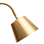 Торшер с мраморным столиком и золотым плафоном Ezio Floor Lamp варинант исполнения - 1 | Loft Concept в Ижевске