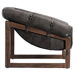 Кресло Duncan винтажная черная кожа варинант исполнения - 3 | Loft Concept в Ижевске