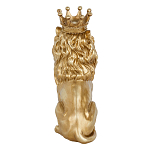 Статуэтка лев с детализированной гривой и изящной короной Lion Crown  варинант исполнения - 3 | Loft Concept в Ижевске