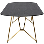 Обеденный стол на металлических ножках Ward Brass Dining Table варинант исполнения - 3 | Loft Concept в Ижевске