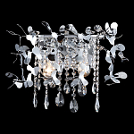 Бра с металлическими лепестками и хрустальными подвесками Leaf Cascade варинант исполнения - 2 | Loft Concept в Ижевске