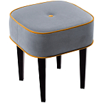 Квадратный мягкий пуф на черных ножках Winton Pouf Square варинант исполнения - 11 | Loft Concept в Ижевске