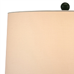 Настольная лампа зеленая с тканевым абажуром Splashes of Green Moss варинант исполнения - 3 | Loft Concept в Ижевске