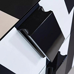 Дизайнерский комод в чёрно-белую полоску Ziqqurat варинант исполнения - 1 | Loft Concept в Ижевске