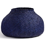 Корзина синяя Elewisa Wicker Basket варинант исполнения - 2 | Loft Concept в Ижевске