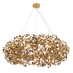 Люстра подвесная круглая с многочисленными металлическими круглыми элементами Terzani Argent варинант исполнения - 5 | Loft Concept в Ижевске