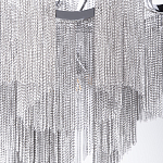 Люстра потолочная с металлическими цепочками Диаметр 99 см Atlantis Chain варинант исполнения - 4 | Loft Concept в Ижевске