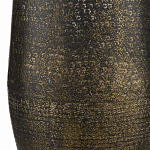 Торшер с фактурным массивным корпусом и тканевым цилиндрическим абажуром Textured Monolith варинант исполнения - 4 | Loft Concept в Ижевске