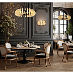 Люстра круглая с фактурными элементами в виде ракушек Inspired Sea варинант исполнения - 6 | Loft Concept в Ижевске