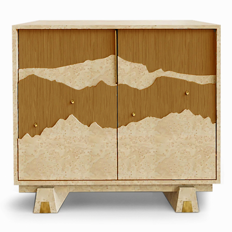 Буфет Okinawa Ginger Бежевый Горчичный Золотой в Ижевске | Loft Concept 