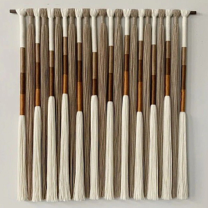 Текстильное Панно Макраме для ресторана Mexico Wall Hanging 