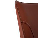 Стул коричневый из искуственной кожи на 4-х ножках Enigma Brown варинант исполнения - 4 | Loft Concept в Ижевске