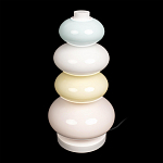 Настольная лампа из стеклянных сфер в пастельных тонах Высота 40 см Pastel Lunaria варинант исполнения - 3 | Loft Concept в Ижевске