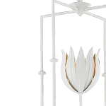 Подвесной светильник белый c абажуром в виде цветка тюльпана White Tulips варинант исполнения - 1 | Loft Concept в Ижевске