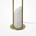 Напольный торшер светодионый золотой Lumen Duo варинант исполнения - 4 | Loft Concept в Ижевске