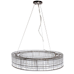 Подвесная люстра в форме круга Light Source Antique Nickel варинант исполнения - 1 | Loft Concept в Ижевске