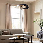 Люстра круглая с 2-мя металлическими абажурами Andromeda варинант исполнения - 6 | Loft Concept в Ижевске