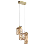 Подвесной светильник волнистой формы из фактурного стекла Wave варинант исполнения - 1 | Loft Concept в Ижевске