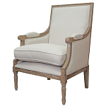 Кресло William Classical Armchair beige flax варинант исполнения - 3 | Loft Concept в Ижевске