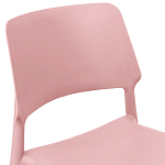 Пластиковый стул на ножках из массива бука Ferret Pink варинант исполнения - 5 | Loft Concept в Ижевске