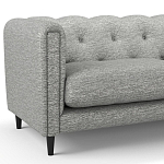 Мебельная ткань Шенилл серый цвет 138 см T4-34 варинант исполнения - 7 | Loft Concept в Ижевске