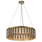 Люстра со стеклянными цилиндрическими плафонами Luminous Cylinders Amber Round варинант исполнения - 4 | Loft Concept в Ижевске