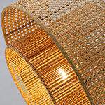 Подвесной светильник с абажуром из плтеного бамбука Light Inside the Cell варинант исполнения - 5 | Loft Concept в Ижевске