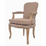 Кресло Aubrey Classical Armchair brown flax варинант исполнения - 3 | Loft Concept в Ижевске
