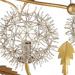 Люстра круглая с декором в виде цветков одуванчика Hanging Dandelion варинант исполнения - 1 | Loft Concept в Ижевске