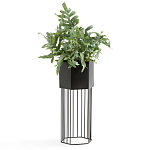 Кашпо Elevated Planters Сlive 59 черное  варинант исполнения - 2 | Loft Concept в Ижевске