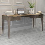 Рабочий стол коричневый с 2-мя ящиками Harper Line варинант исполнения - 2 | Loft Concept в Ижевске