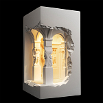 Встраиваемый в стену гипсовый светильник под покраску с колоннами и арками в античном стиле Antiquity Athena варинант исполнения - 5 | Loft Concept в Ижевске