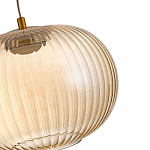 Подвесной светильник с янтарным рифленым стеклянным плафоном Ferm Living варинант исполнения - 6 | Loft Concept в Ижевске