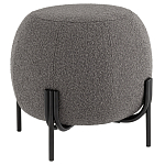 Пуф в ткани букле темно-серого цвета Pikelet варинант исполнения - 1 | Loft Concept в Ижевске