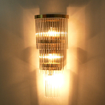 Бра с золотистым основанием и прозрачными трубками Nembus варинант исполнения - 6 | Loft Concept в Ижевске