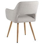 Стул в рогожке серого цвета NEASAN STOOL варинант исполнения - 4 | Loft Concept в Ижевске