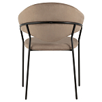 Коричневый стул с обивкой из искусственной замши Alexis варинант исполнения - 4 | Loft Concept в Ижевске