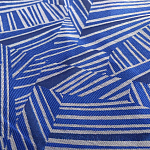 Мебельная ткань Жаккард синий принт 140 см T2-132 варинант исполнения - 1 | Loft Concept в Ижевске