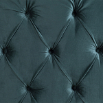 Кровать двуспальная зеленая с основанием из массива дерева с мягким изголовьем Velour Beds варинант исполнения - 2 | Loft Concept в Ижевске