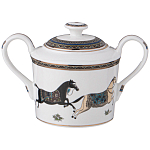 Чайный сервиз из фарфора с изображением лошадей на 6 персон 15 предметов Porcelain Horse Set  варинант исполнения - 3 | Loft Concept в Ижевске