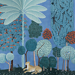 Мебельная ткань Oasis Blue Велюр  варинант исполнения - 1 | Loft Concept в Ижевске