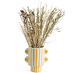 Ваза из фаянса Brighter than the Stars жёлтая полоска варинант исполнения - 3 | Loft Concept в Ижевске